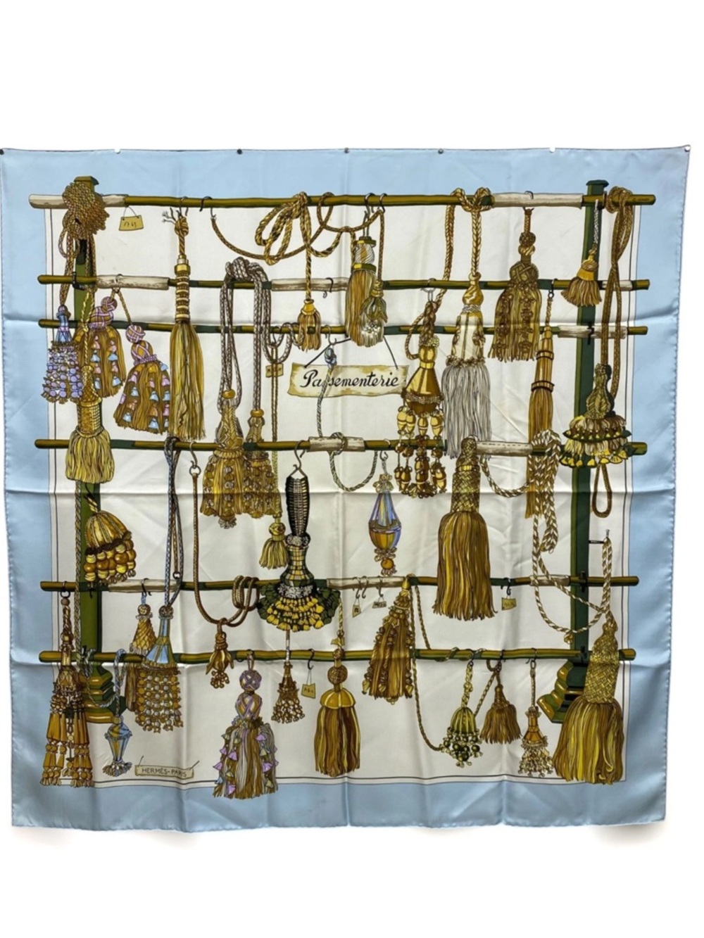 Authentic HERMES Silk Scarf Carre 90